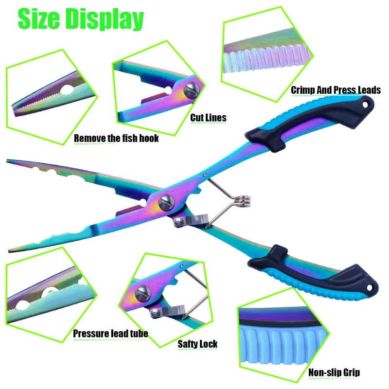 كماشة صيد متعددة الوظائف قابلة - مراجعة Fishing Line Cutter وسعره