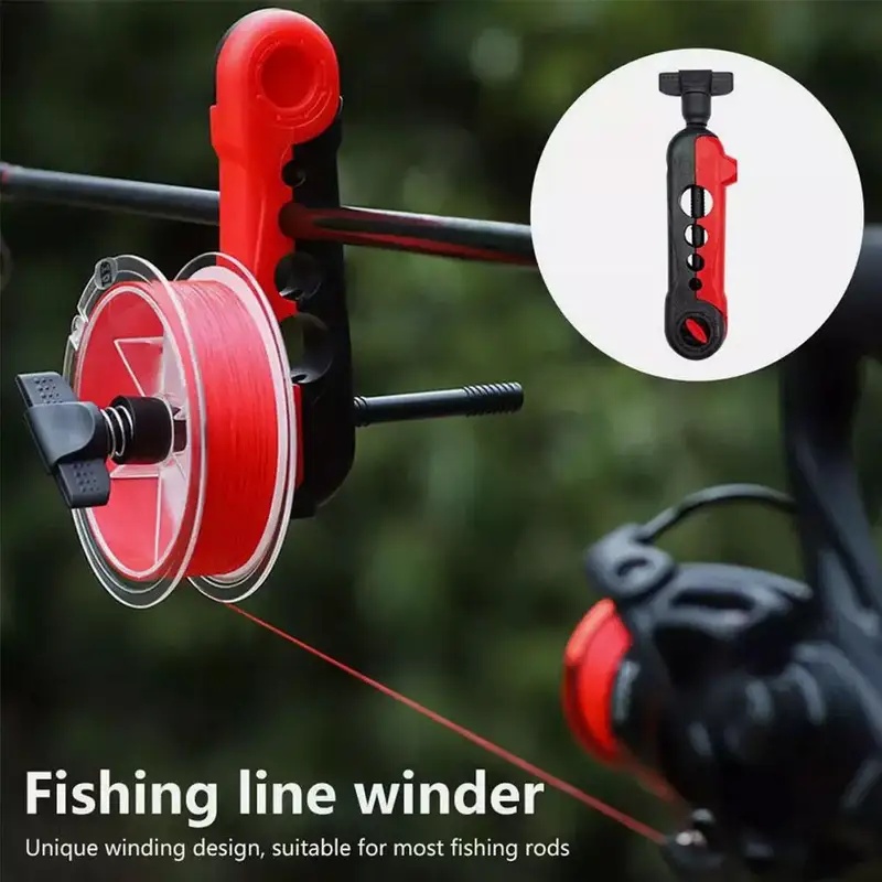 أدوات محمولة للف خيط الصيد، حا - مراجعة Fishing Line Dispenser وسعره