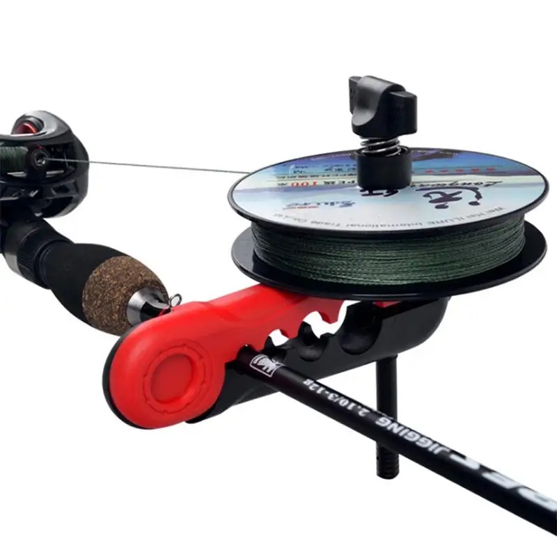 أدوات محمولة للف خيط الصيد، حا - مراجعة Fishing Line Dispenser وسعره